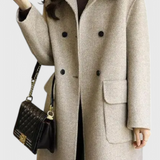 Camille | Cappotto di Lana Classico a Doppio Petto