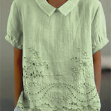 Valentina | Camicia Ricamata a Fiori