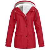 Elvira - Impermeabile con fodera in pile per donna