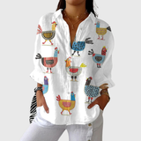 Camilla | Blusa leggera e colorata stampata