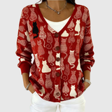Gaia | Cardigan in Maglia Confortevole Bottonato