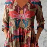Giulia | Blusa lunga con scollo a V