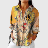 Ginevra | Blusa leggera e colorata con stampa