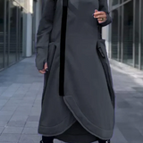 MANA™ | FELPA CON CAPPUCCIO LUNGA CON ZIP REALIZZATA IN TESSUTI LEGGERI E TRASPIRANTI