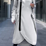 MANA™ | FELPA CON CAPPUCCIO LUNGA CON ZIP REALIZZATA IN TESSUTI LEGGERI E TRASPIRANTI