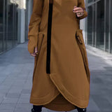 MANA™ | FELPA CON CAPPUCCIO LUNGA CON ZIP REALIZZATA IN TESSUTI LEGGERI E TRASPIRANTI