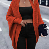 Gilet Donna Oversize in Maglia – Stile Casual Confortevole da Sovrapporre