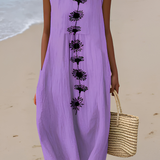 Lucia | Emma Abito Midi Viola Bloom