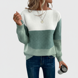 Marija - Maglione Patchwork Tricolore