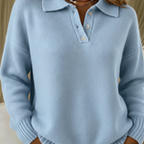 Maribel | Maglione in maglia con colletto polo