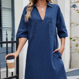 Elena - Abito casual in jeans