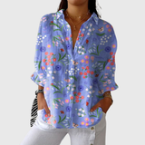 Olimpia | Blusa leggera e colorata stampata