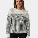 Rachael | Maglione a Collo Rotondo in Blocchi di Colore