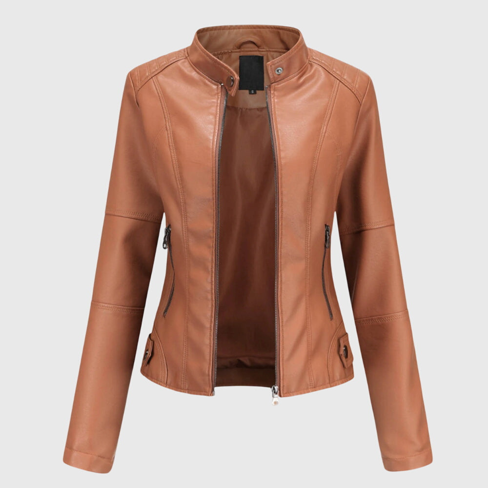 Isabella | Giacca in Pelle Elegante per Donne