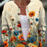 Coletta | Cardigan da donna con fiori selvatici