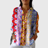 Sofia | Blusa leggera e colorata con stampa
