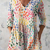 Ginevra | Blusa lunga con scollo a V