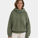 Marie | Maglione Morbido con Collo Alto e Cappuccio