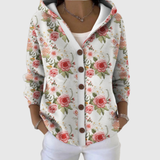 Bianca | Cardigan Confortevole con Cappuccio in Maglia