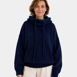 Marie | Maglione Morbido con Collo Alto e Cappuccio