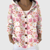 Greta | Cardigan Confortevole con Cappuccio in Maglia