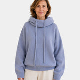 Marie | Maglione Morbido con Collo Alto e Cappuccio