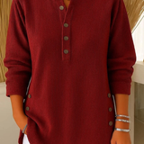 Livia | Maglione tunica con bottoni