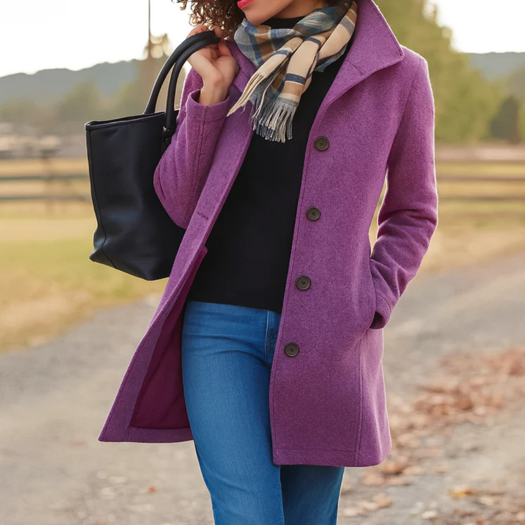 Iris | Cappotto a Un Bottone