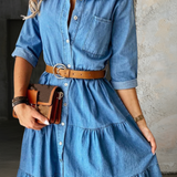 Roberta - Abito elegante e casual in jeans