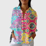 Bianca | Blusa stampata leggera e colorata