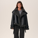 Elvira | Cappotto in Shearling con Cintura