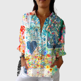 Lucia | Blusa stampata leggera e colorata
