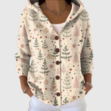 Ginevra | Cardigan Confortevole con Cappuccio in Maglia