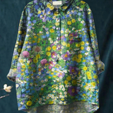 Nuria | Camicia Casual in Stile Floreale Vintage per Donna