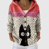Rebecca | Cardigan Confortevole con Cappuccio in Maglia