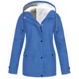 Elvira - Impermeabile con fodera in pile per donna