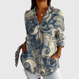 Penelope | Blusa leggera e colorata con stampa