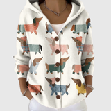 Isabella | Cardigan Confortevole con Cappuccio in Maglia