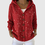 Camilla | Cardigan Confortevole con Cappuccio in Maglia