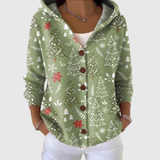 Anna | Cardigan Confortevole con Cappuccio in Maglia