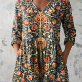 Federica | Blusa lunga con scollo a V