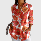 Federica | Blusa leggera e colorata con stampa