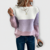 Marija - Maglione Patchwork Tricolore
