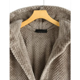 Dana™ | Cappotto con Cappuccio a Coste