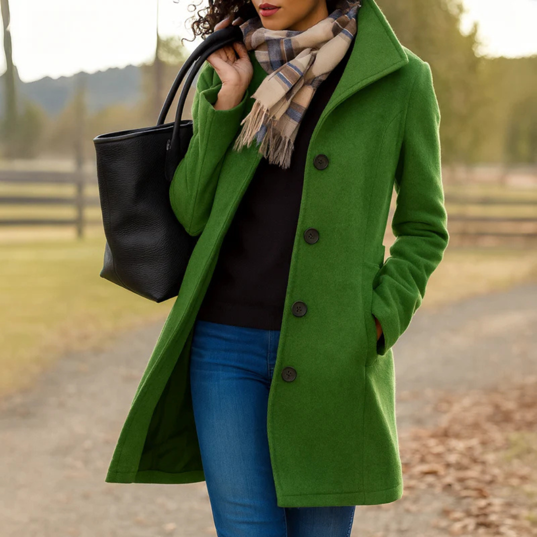 Iris | Cappotto a Un Bottone