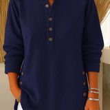 Livia | Maglione tunica con bottoni