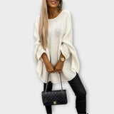 Isabelle - Maglione femminile a maglia con scollo rotondo