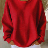 Eden | Maglione in maglia waffle