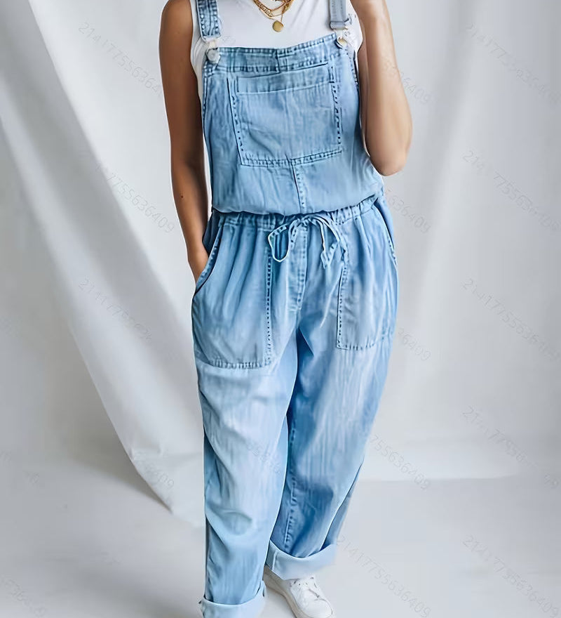 Antonella - Salopette casual in denim