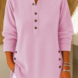 Livia | Maglione tunica con bottoni